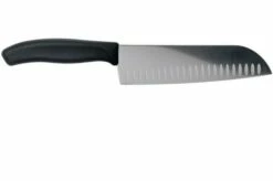 Victorinox SwissClassic 6.8523.17G Santoku With Dimples 17 Cm, Black -KNIVESANDTOOLS Sales VT6 8523 17G 02 victorinox