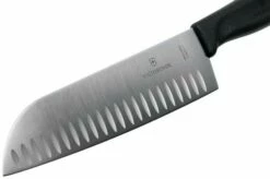 Victorinox SwissClassic 6.8523.17G Santoku With Dimples 17 Cm, Black -KNIVESANDTOOLS Sales VT6 8523 17G 03 victorinox