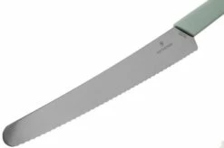 Victorinox Swiss Modern 6.9076.26W44B Bread Knife 26cm, Mint Green -KNIVESANDTOOLS Sales VT6 9076 26W44B 03 victorinox