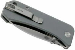 WE Knife Banter 2004E Grey Pocket Knife, Ben Petersen Design -KNIVESANDTOOLS Sales WK2004E 04 we knife