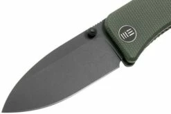 WE Knife Banter 2004F Green Micarta Pocket Knife, Ben Petersen Design -KNIVESANDTOOLS Sales WK2004F 03 we knife