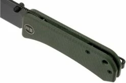 WE Knife Banter 2004F Green Micarta Pocket Knife, Ben Petersen Design -KNIVESANDTOOLS Sales WK2004F 07 we knife