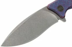 WE Knife Balaenoptera WK712B Pocket Knife, Purple Handle, Stonewashed Blade -KNIVESANDTOOLS Sales WK712B 03 we knife wk712b 03