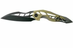 WE Knife Arrakis 906A Pocket Knife, Gold Grey, Elijah Isham Design
