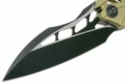 WE Knife Arrakis 906A Pocket Knife, Gold Grey, Elijah Isham Design -KNIVESANDTOOLS Sales WK906A 03 we knife