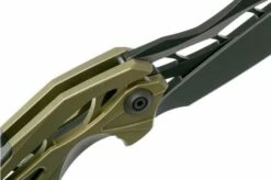 WE Knife Arrakis 906A Pocket Knife, Gold Grey, Elijah Isham Design -KNIVESANDTOOLS Sales WK906A 06 we knife