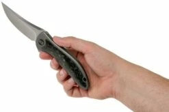 WE Knife 912CF-A Synergy2 Shredded Carbon Fibre Pocket Knife, Jim O’Young Design -KNIVESANDTOOLS Sales WK912CF A 08 we knife