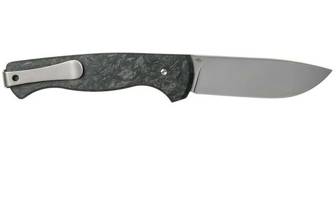 WE Knife MRF 925A Marble Carbon Fibre, Polished Beadblast Slipjoint Pocket Knife, Markus Reichart Design 4 WE Knife MRF 925A Marble Carbon Fibre, Polished Beadblast Slipjoint Pocket Knife, Markus Reichart Design - Image 2