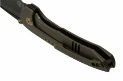 WE Knife Trogon WE22002-2 Bronze Titanium, Black Stonewashed CPM 20CV Pocket Knife -KNIVESANDTOOLS Sales WKWE22002 2 04 weknife
