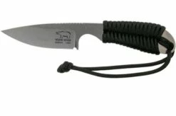 White River Knives M1 Backpacker Black Paracord Neck Knife, Kydex Sheath