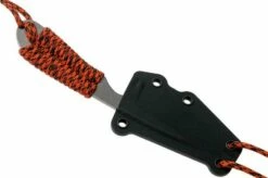 White River Knives M1 Backpacker Orange Paracord Neck Knife, Kydex Sheath -KNIVESANDTOOLS Sales WRBP POR 07 white river knives