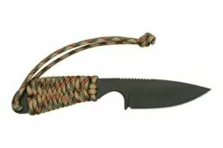 White River M1 Backpacker WRM1-PTS-CBI Treestand Camo Paracord, Black Coated, Neck Knife -KNIVESANDTOOLS Sales WRM1 PTS CBI 02 whiteriver