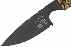 White River M1 Backpacker WRM1-PTS-CBI Treestand Camo Paracord, Black Coated, Neck Knife -KNIVESANDTOOLS Sales WRM1 PTS CBI 03 whiteriver