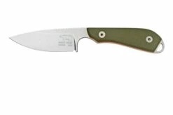 White River M1 Backpacker Pro WRM1-TGO Green/Orange G10, Kydex Sheath, Neck Knife