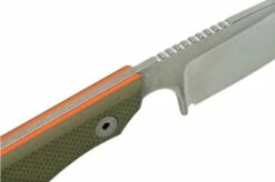 White River M1 Backpacker Pro WRM1-TGO Green/Orange G10, Kydex Sheath, Neck Knife -KNIVESANDTOOLS Sales WRM1 TGO 05 whiteriver