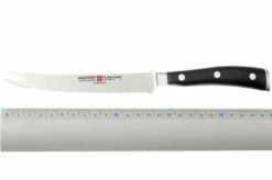 Wüsthof Classic IKON Tomato Knife 14 Cm (5") 11 Wüsthof Classic IKON Tomato Knife 14 Cm (5") -KNIVESANDTOOLS Sales WU4136 05 wusthof classic ikon black 4136 tomatenmes d5