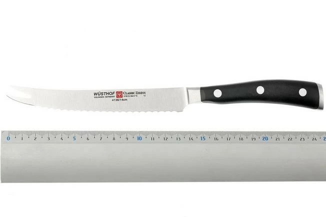Wüsthof Classic IKON Tomato Knife 14 Cm (5") 7 Wüsthof Classic IKON Tomato Knife 14 Cm (5") - Image 5