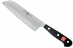 Wüsthof Classic Granton Santoku Knife 17 Cm, 4183 -KNIVESANDTOOLS Sales WU4183 01 wusthof 4183 santoku kuiltjes d1