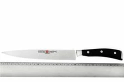 Wüsthof Classic IKON Carving Knife 20 Cm (8") -KNIVESANDTOOLS Sales WU4506 20 04 wusthof classic ikon black 4506 20 vleesmes d4