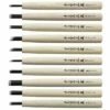 Yoshiharu W-10 Mitomoto Japanese Wood Carving Knives, Set Of 10 In Cloth Pouch