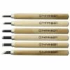 Yoshiharu KL-6 Maruichi Japanese Wood Carving Knives, Set Of 6 In Plastic Case -KNIVESANDTOOLS Sales YSH 033 01 yoshiharu